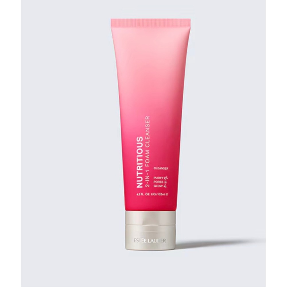 Estee Lauder Nutritious 2-in-1 Foam Cleanser 4.2oz 125ml Face Wash Purifying